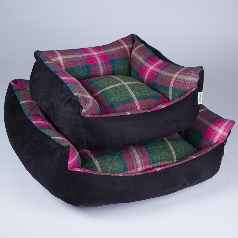 Country Classic Wool Tweed Cosy Dog Bed - Spey